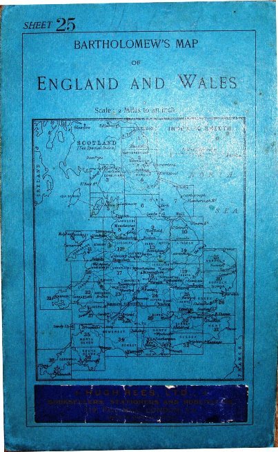 Bartholomew Sheet 25 1910 cover
